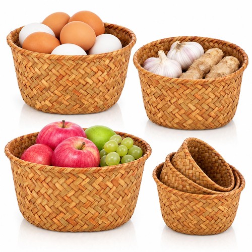 3pcs small seagrass storage - 3pcs,