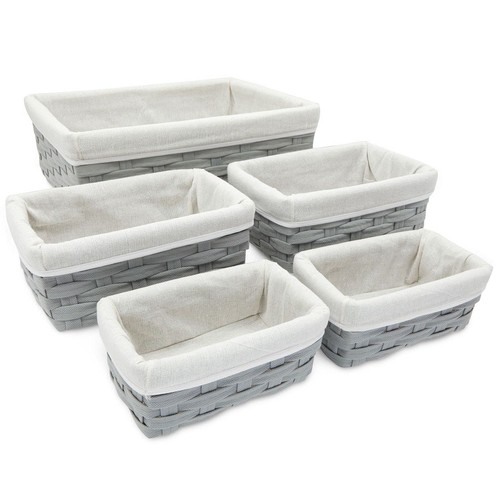 Pack wicker nesting baskets - wicker,