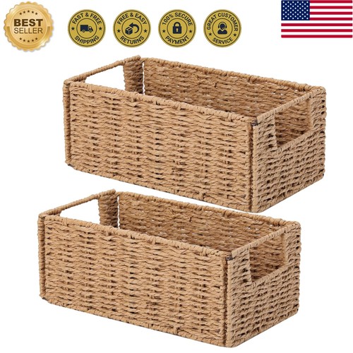 Wicker storage basket set of - basket,,