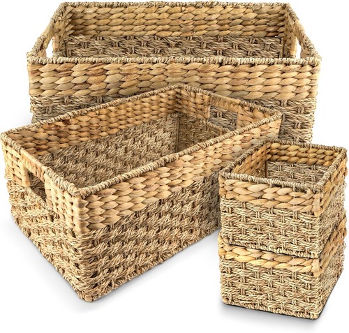 Basket set seagrass - 4,,