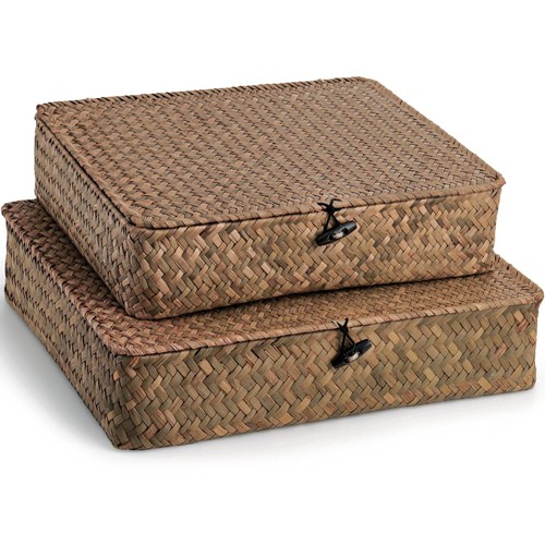Pack seagrass baskets with - seagrass,