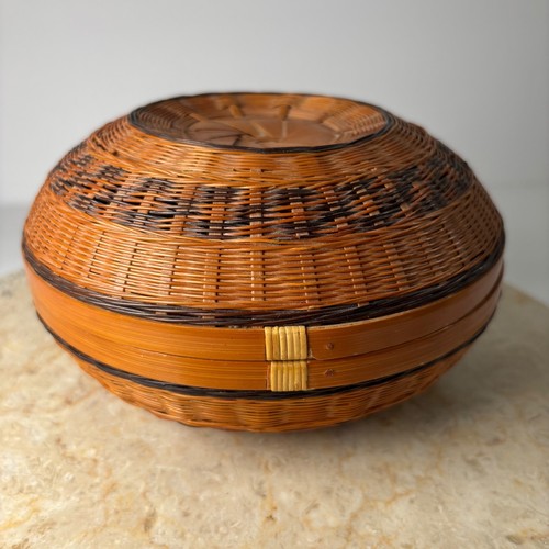 Vintage hand woven nesting - hand,